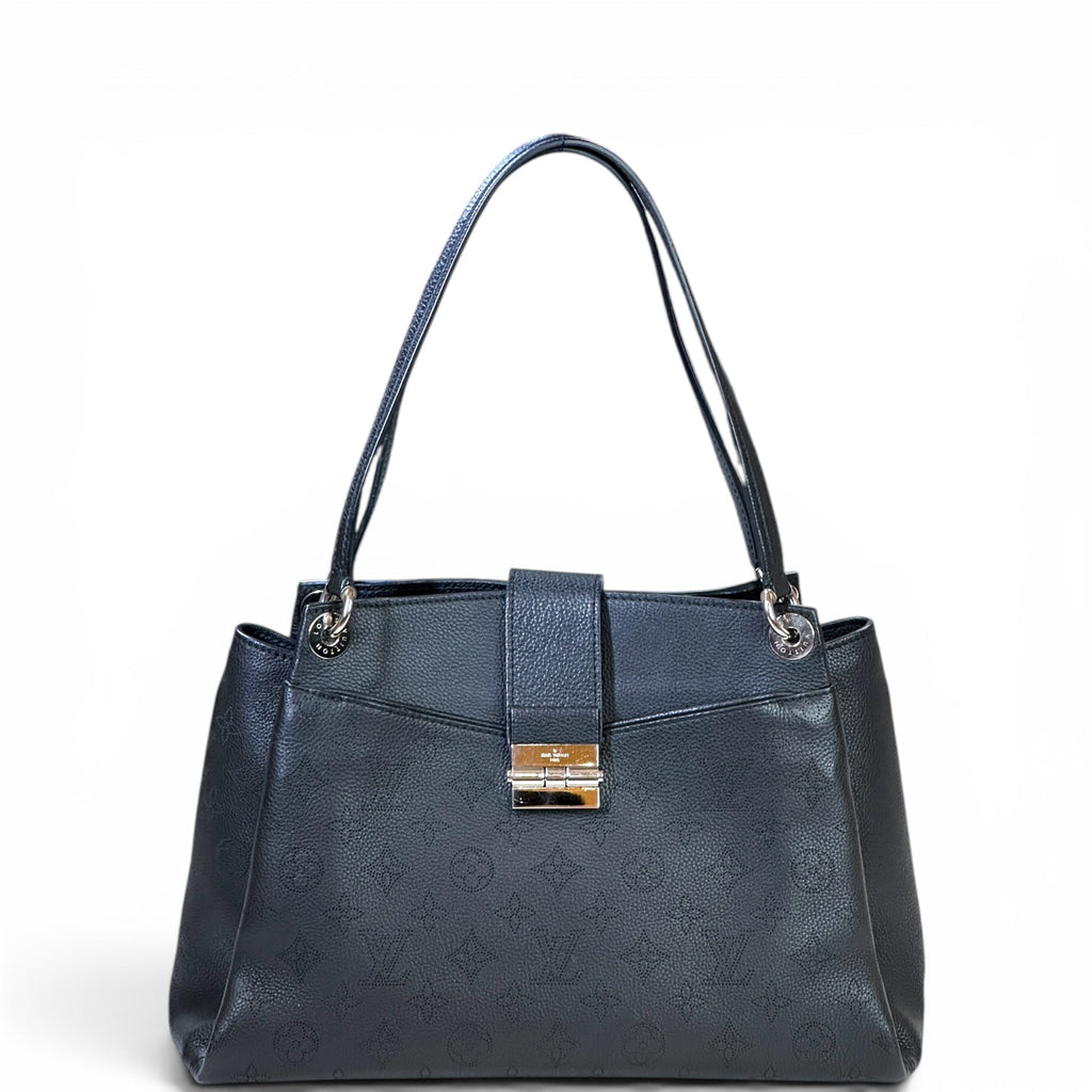 Louis Vuitton Sevres Bag Black Mahina Leather