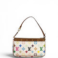 Louis Vuitton TM Pochette Accessoires White Multicolor Monogram