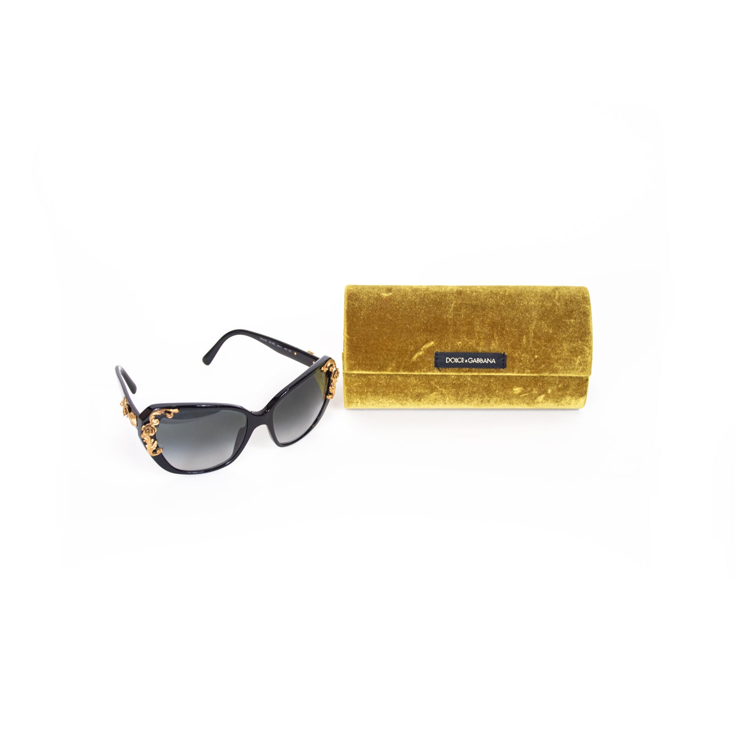 Dolce & Gabbana DG Pattern Black Sunglasses