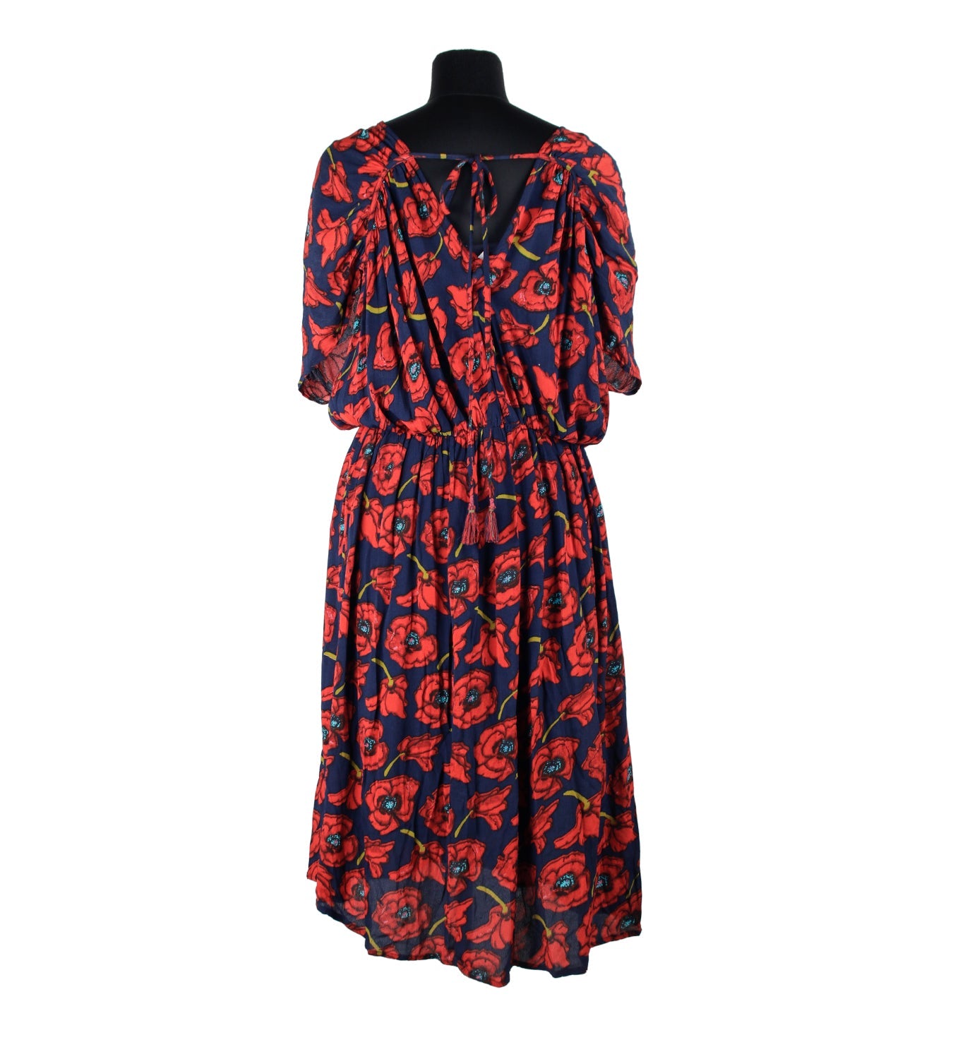 Blue/Red Floral Dress