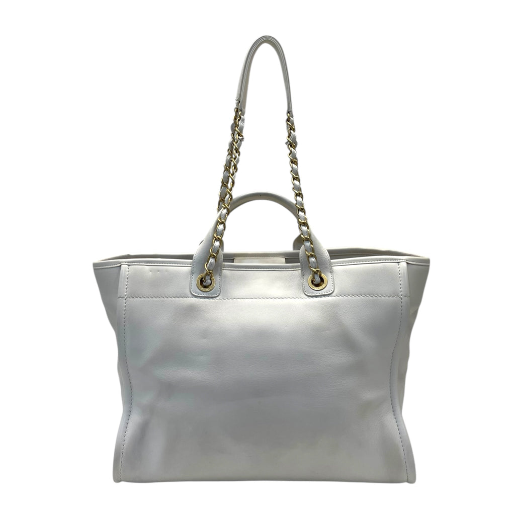Chanel Deauville 2022 Enamel Medium Tote Bag