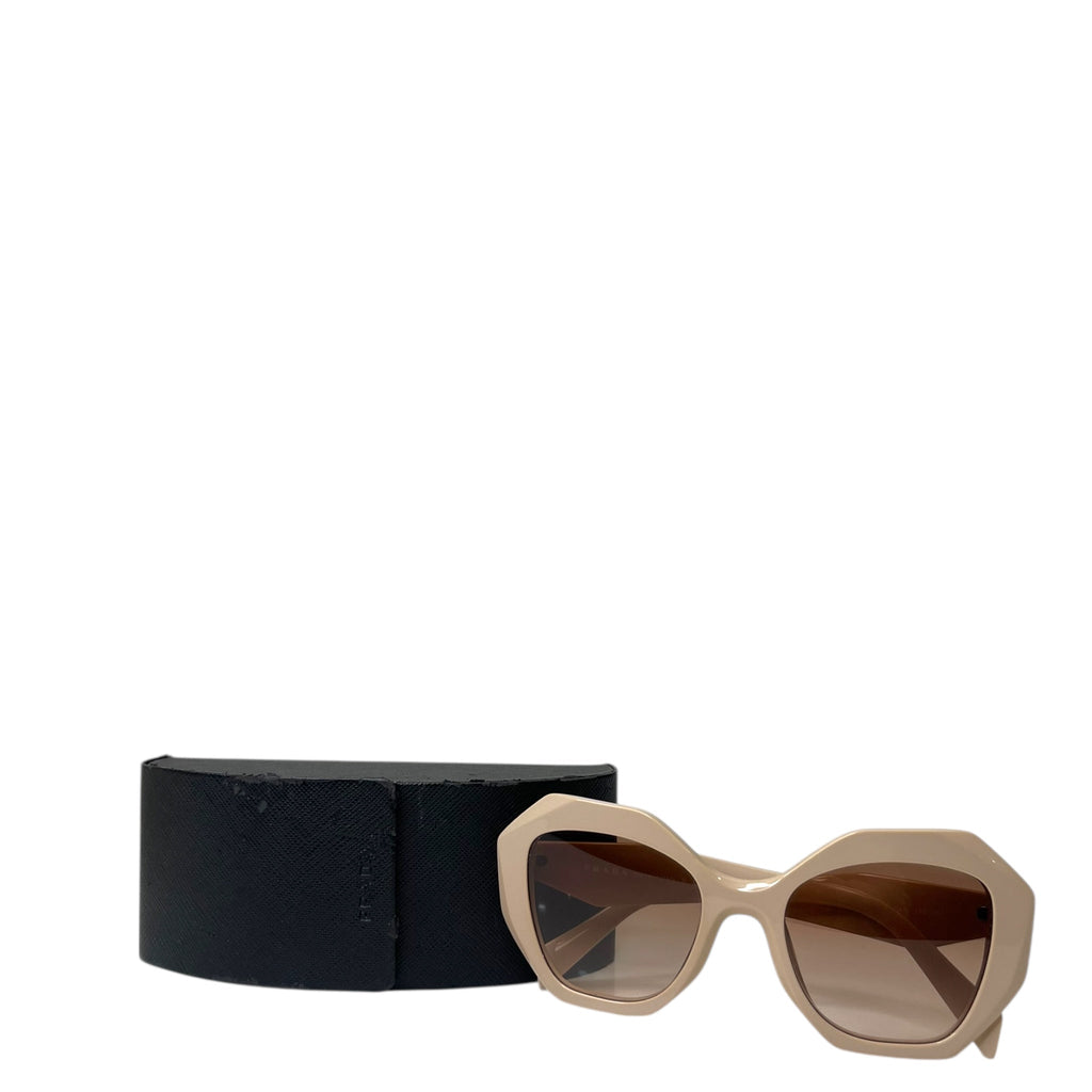 Prada Powder Pink Gradient Symbole Cat Eye Sunglasses