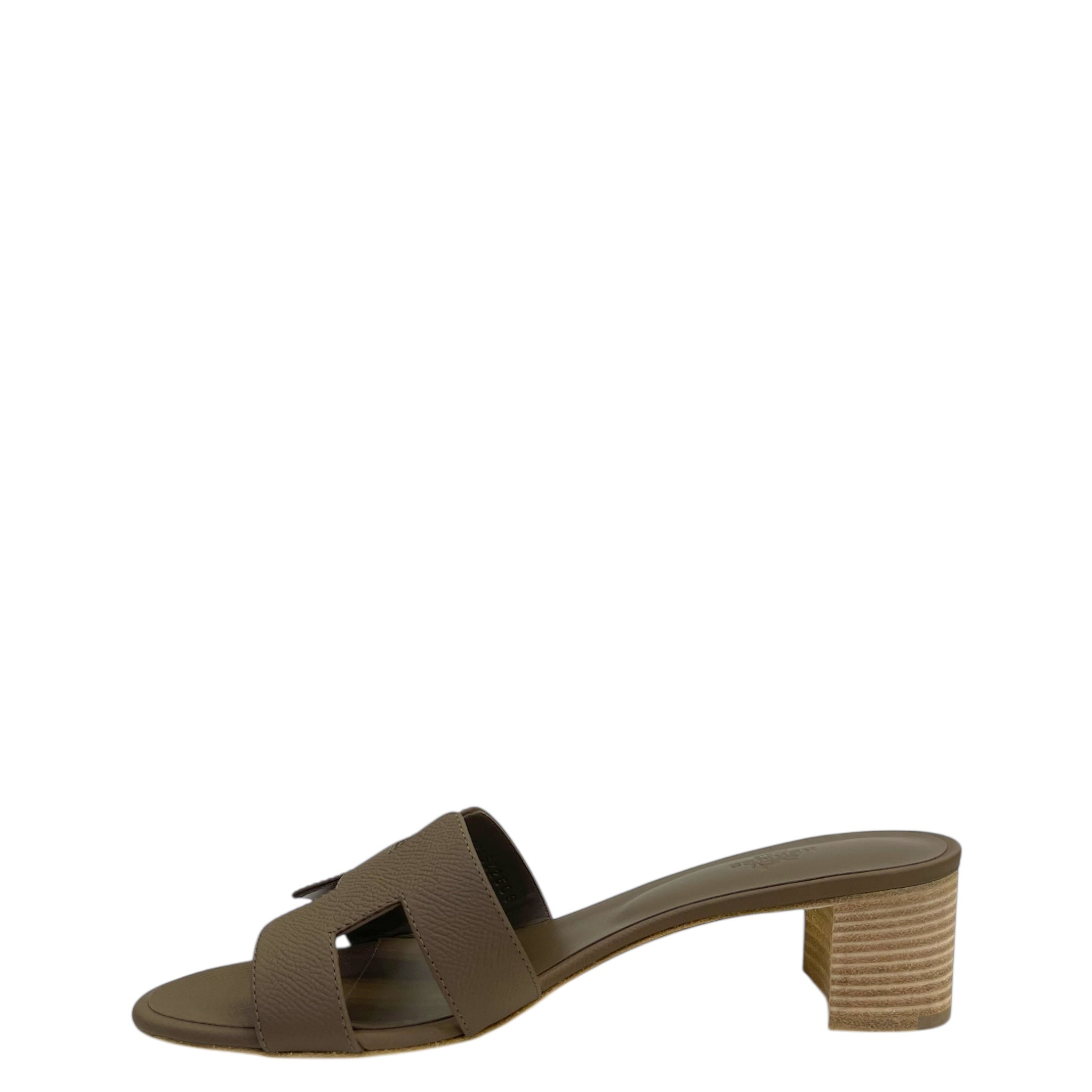 Hermès Oasis Sandals Etoupe EU 41