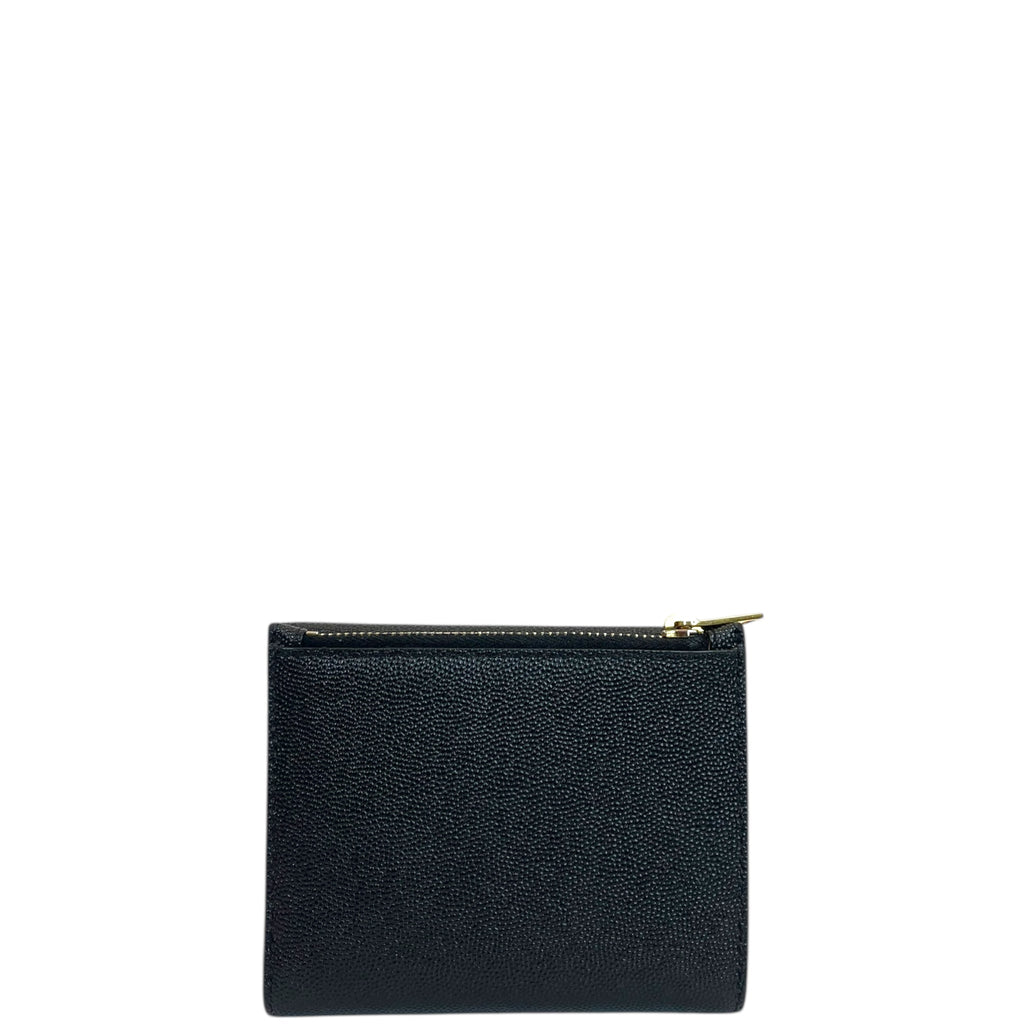 Saint Laurent Uptown Bi-fold Wallet Black Grain De Poudre Leather