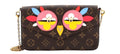 Louis Vuitton Brown Monogram Canvas Lovely Birds Pochette Felicie Bag
