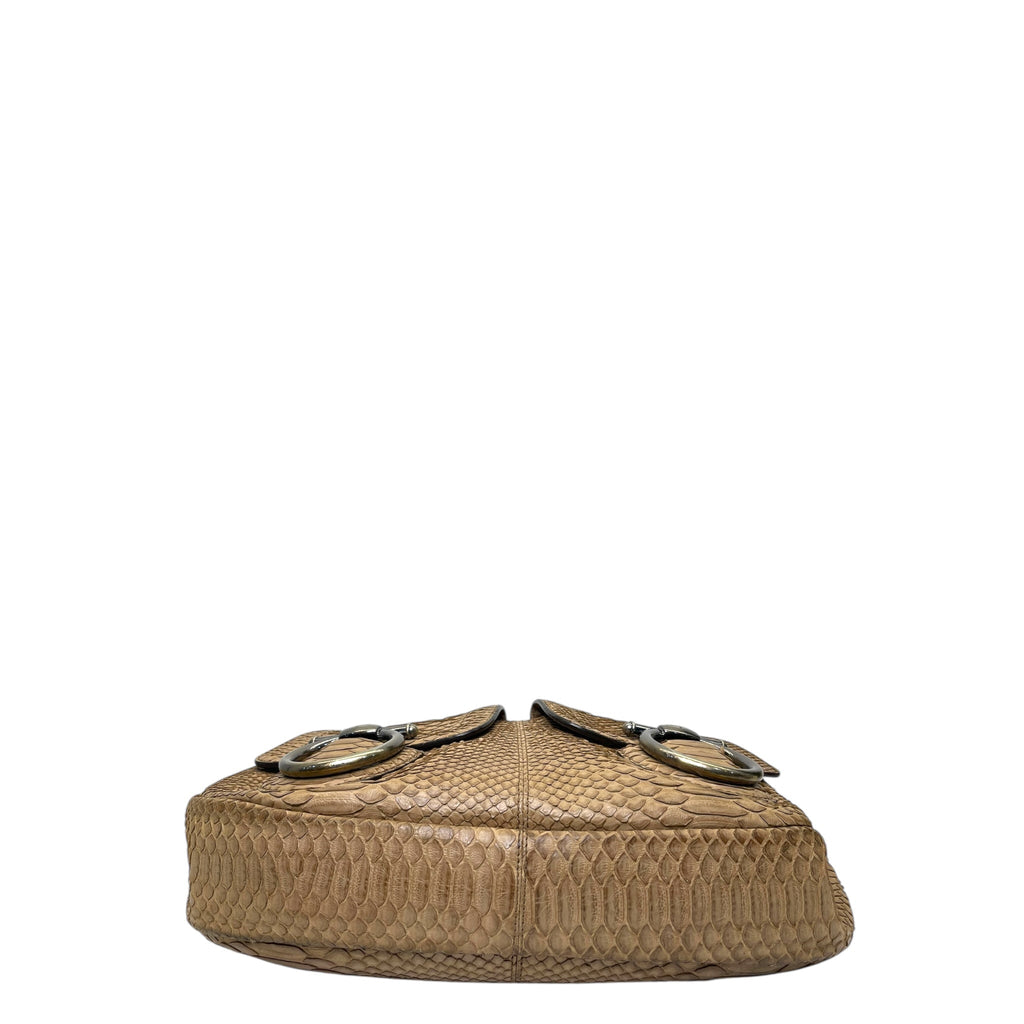 Salvatore Ferragamo Python Hobo Bag