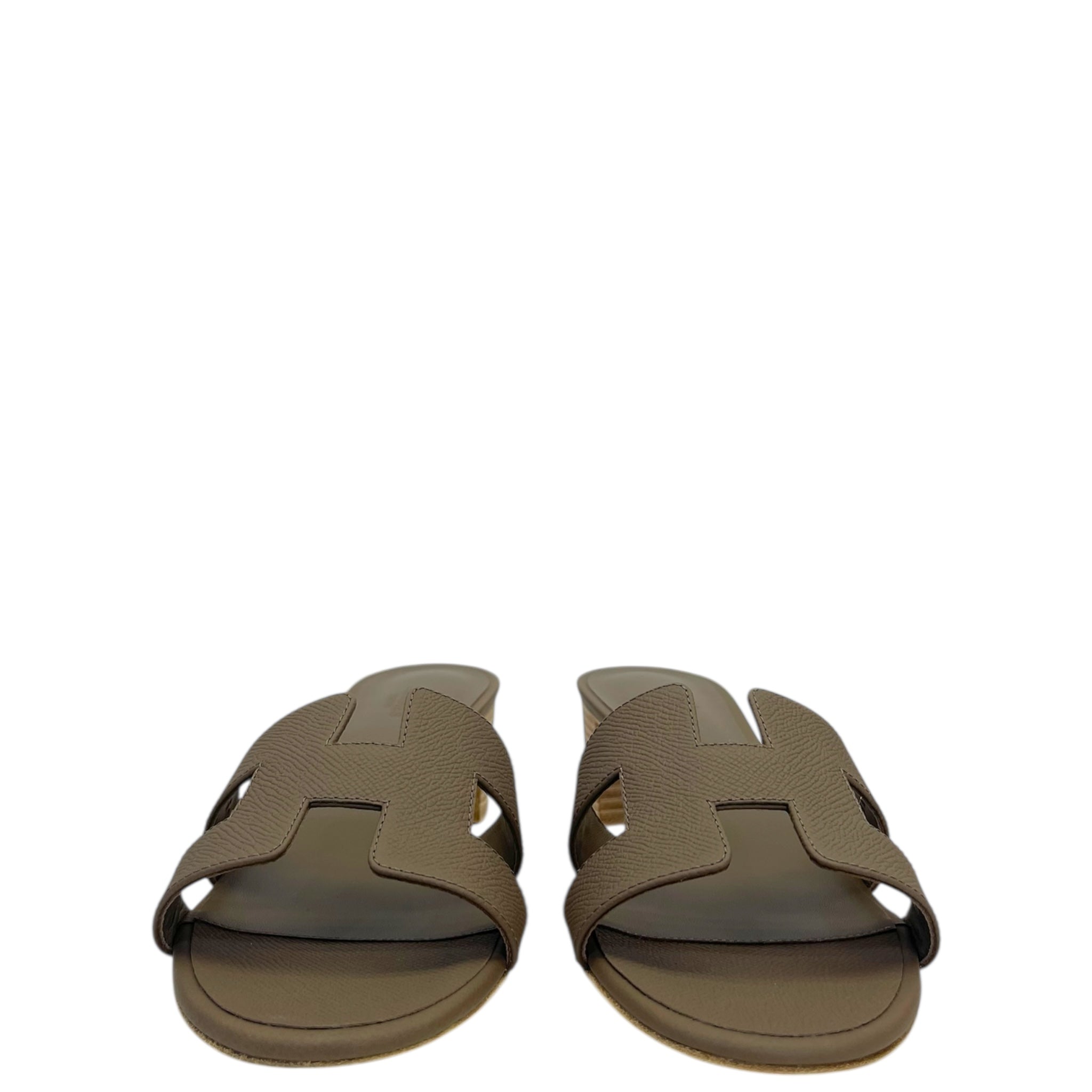 Hermès Oasis Sandals Etoupe EU 41