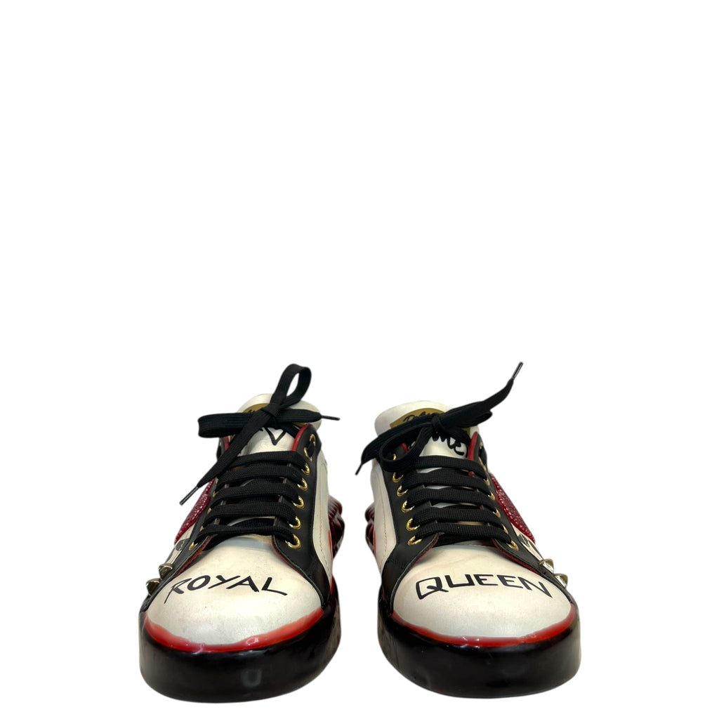 Dolce & Gabbana Portofino Sneakers White/Red EU 39