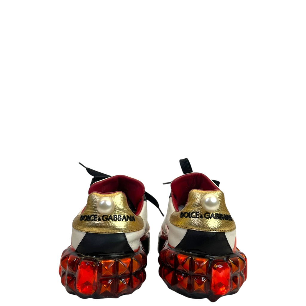 Dolce & Gabbana Portofino Sneakers White/Red EU 39