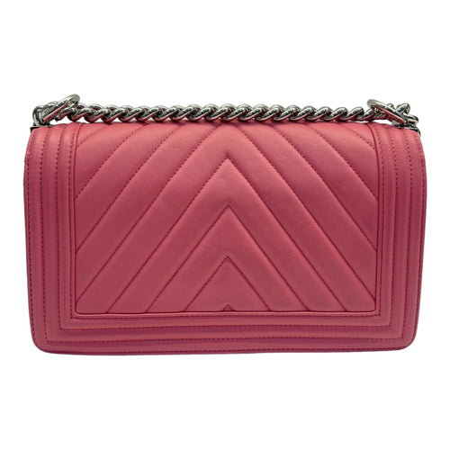 Chanel Boy Bag Medium Pink Lambskin