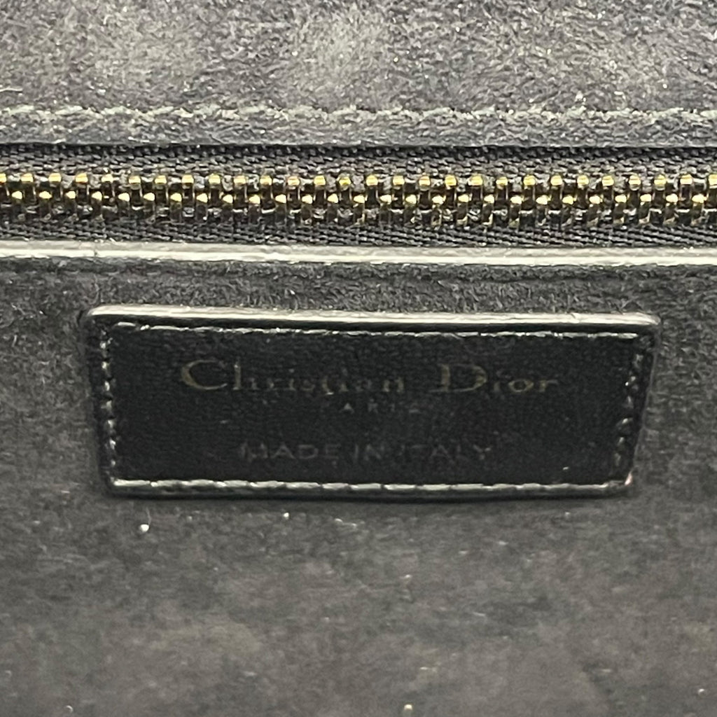 Dior Black Leather Dioraddict Flap Shoulder Bag