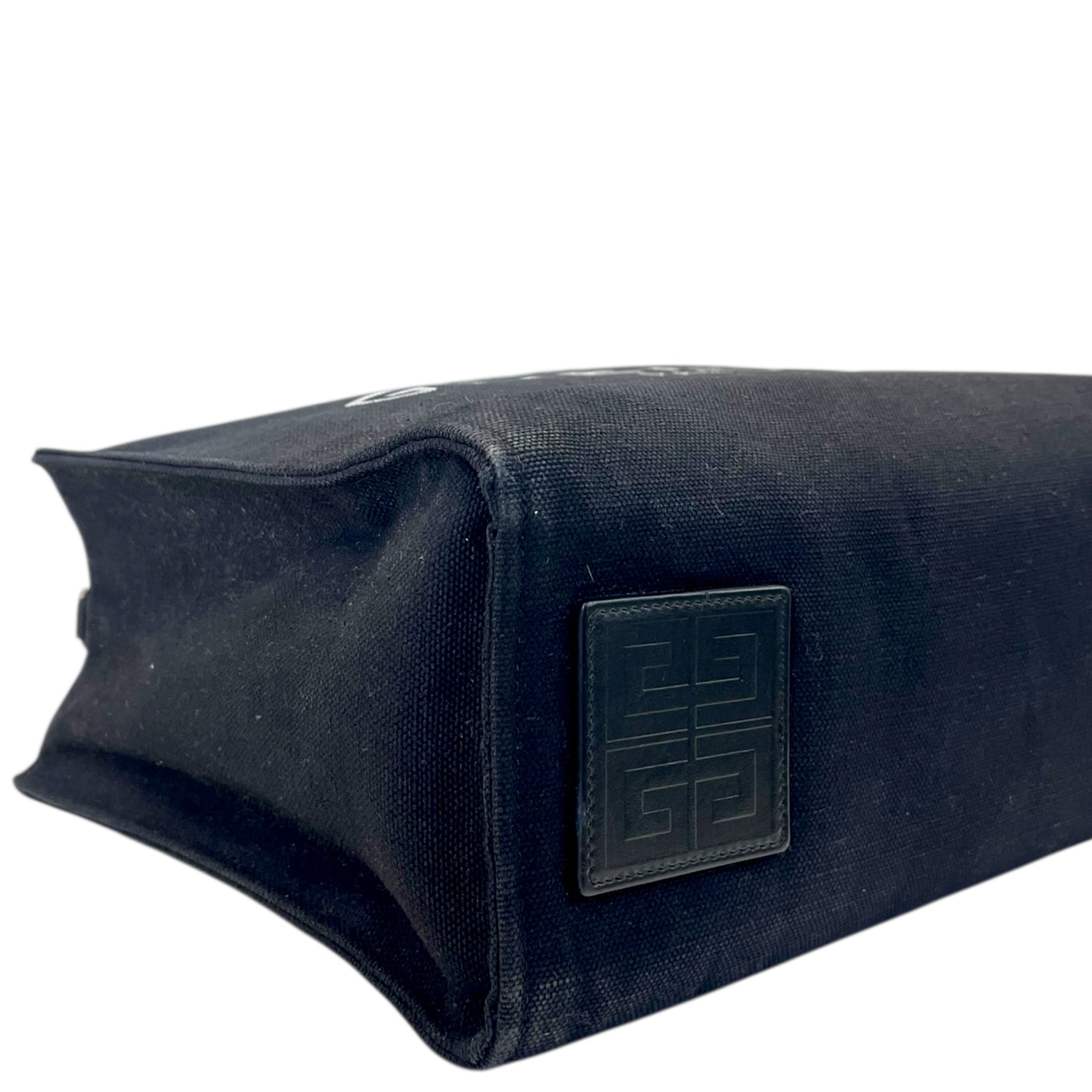 Givenchy Black Canvas Medium G Tote Bag