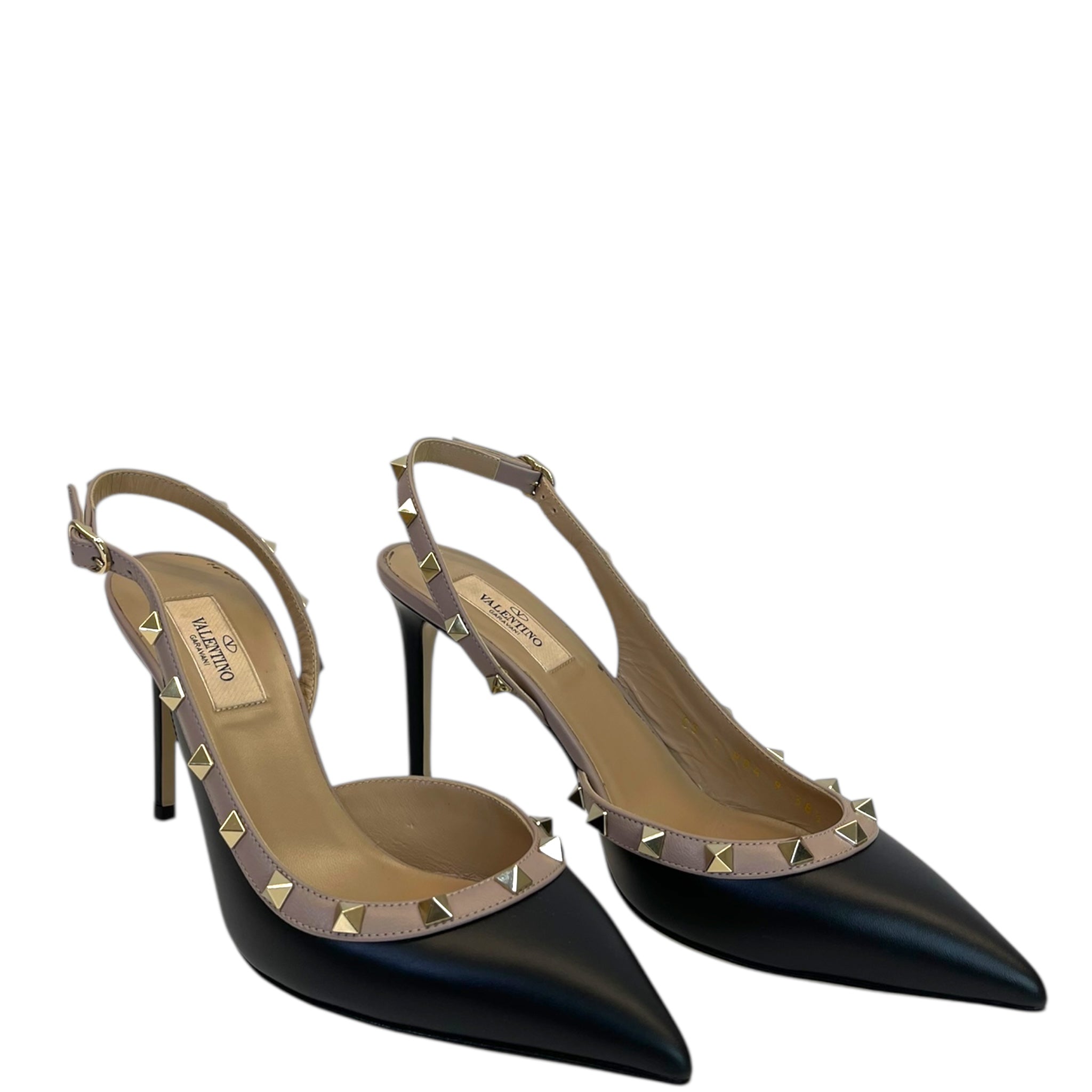 Valentino Garavani Rockstud Slingback Pumps EU 38.5