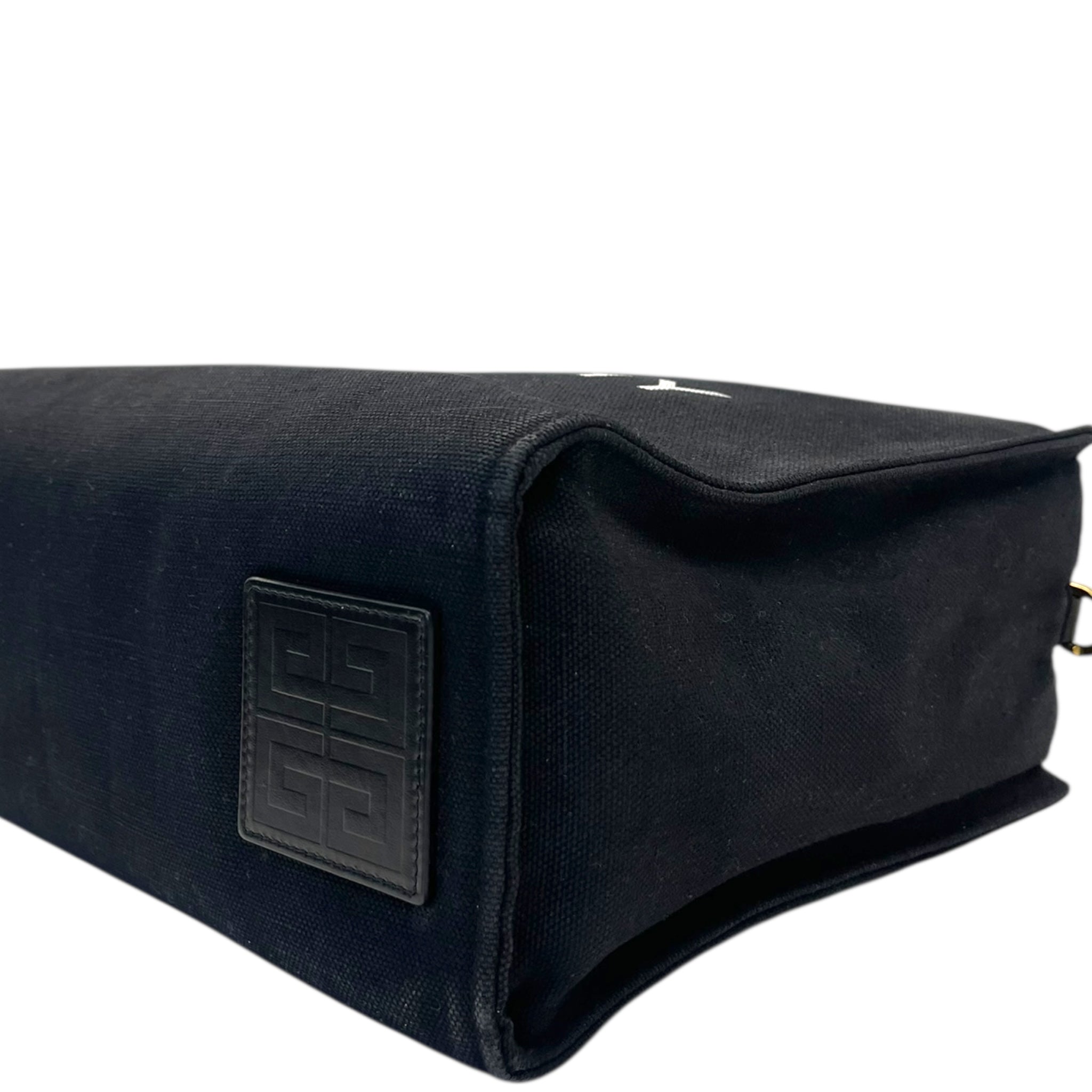 Givenchy Black Canvas Medium G Tote Bag