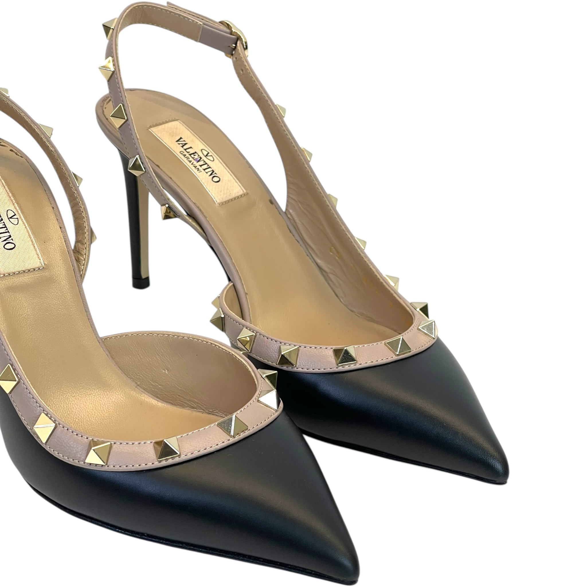 Valentino Garavani Rockstud Slingback Pumps EU 38.5