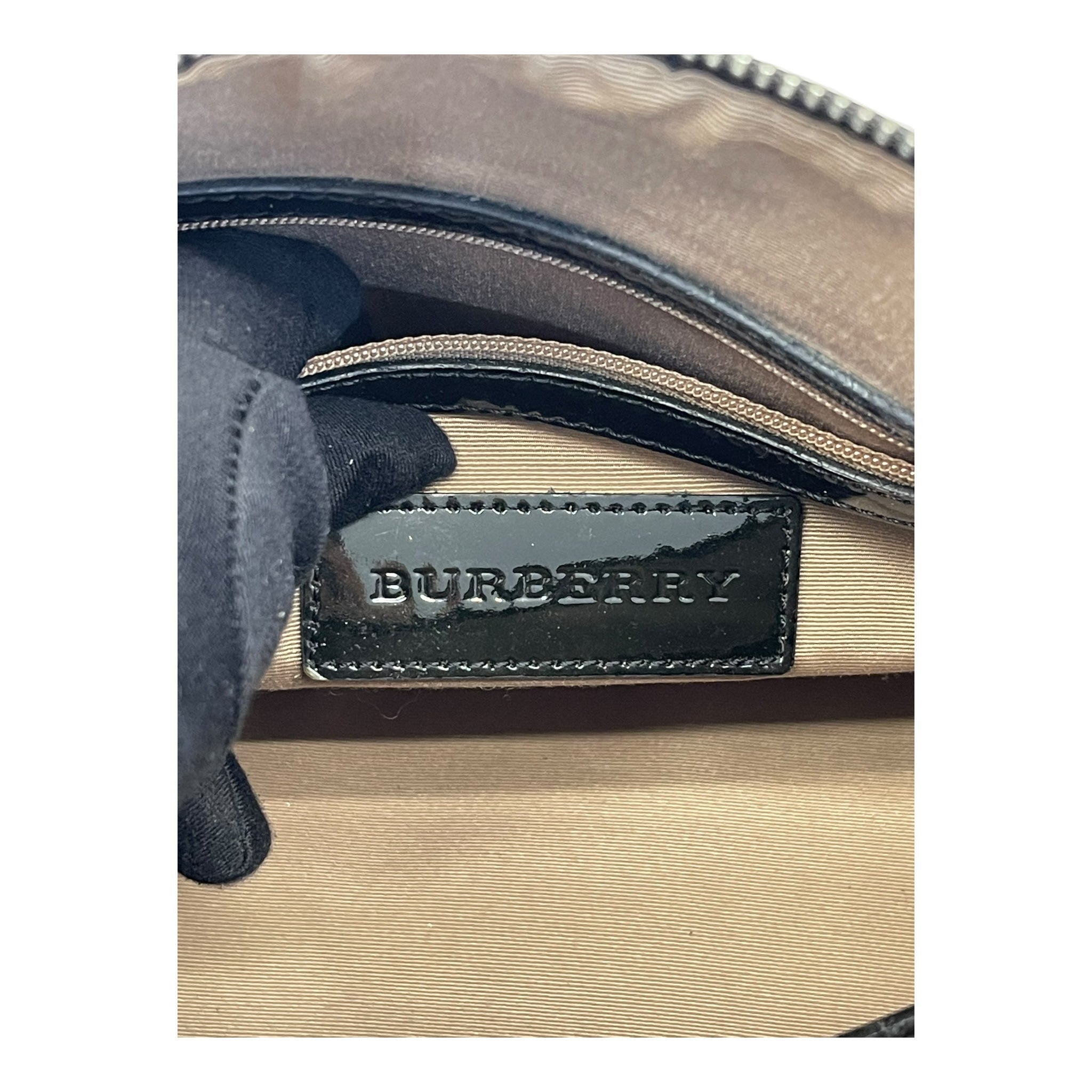 Burberry Beige Nova Check PVC Chester Boston Bag
