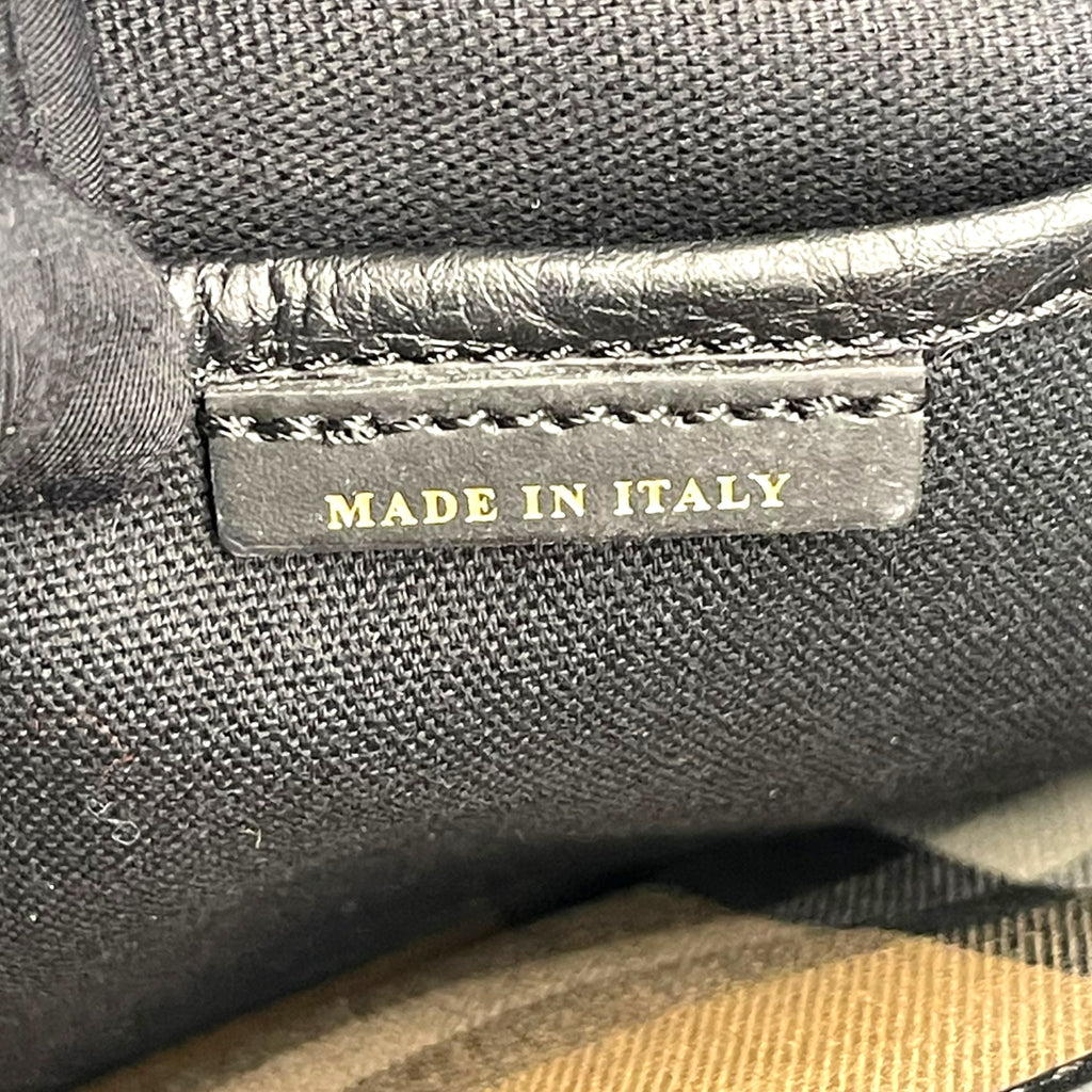Burberry Camberley Top Handle Satchel Medium Black/House Checks