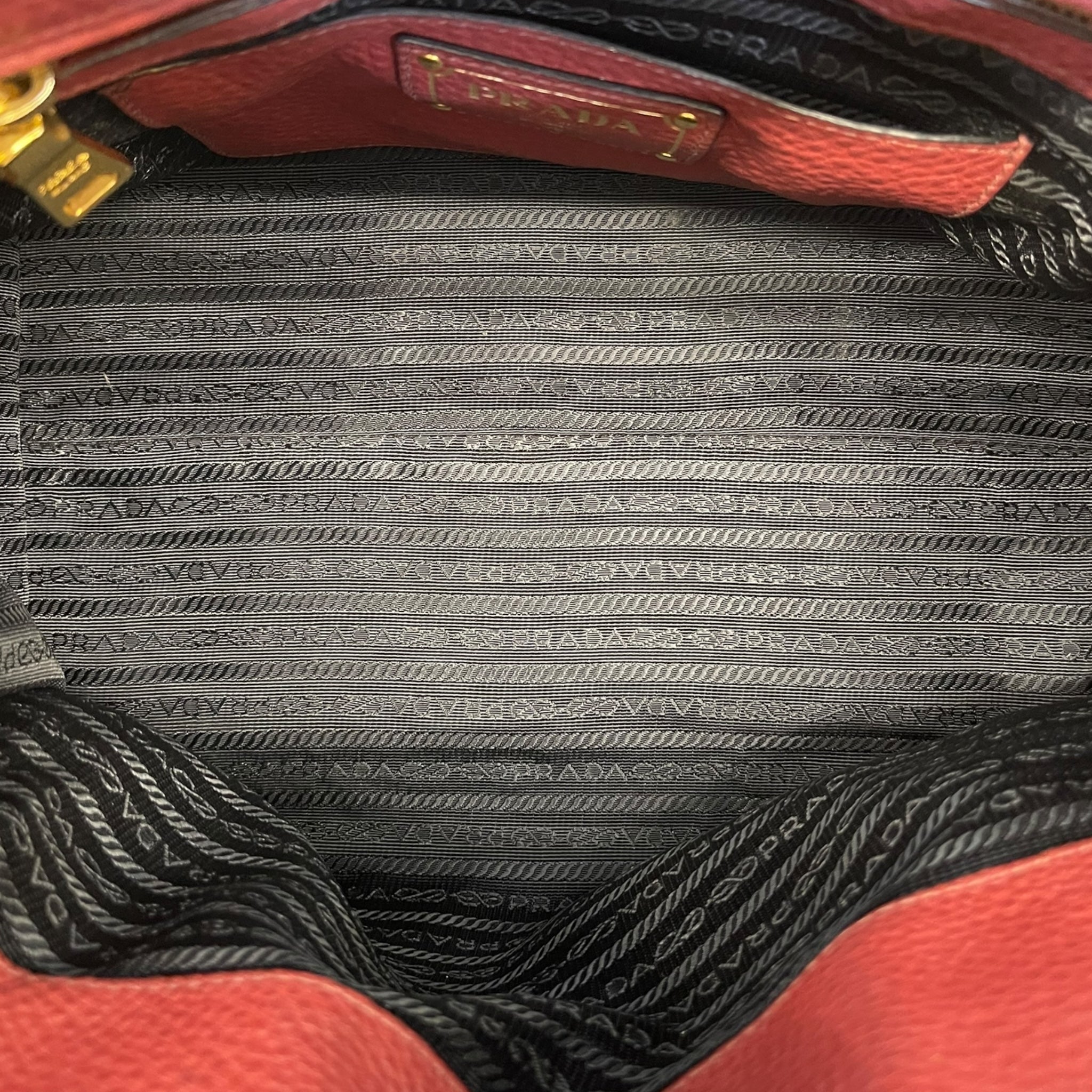 Prada Vitello Daino Leather Tote Bag