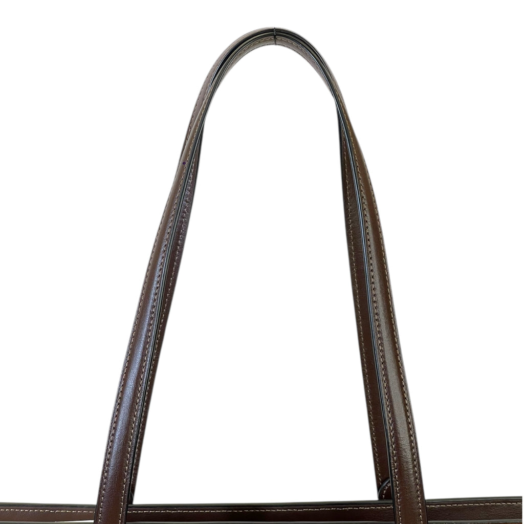 Coach Station Tote Bag Vintage Brown Suede