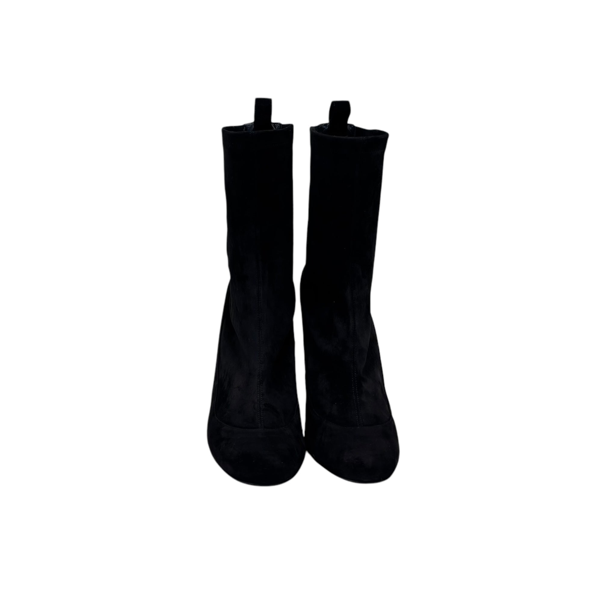 Christian Louboutin Gena Black Suede Ankle Boots EU 36.5