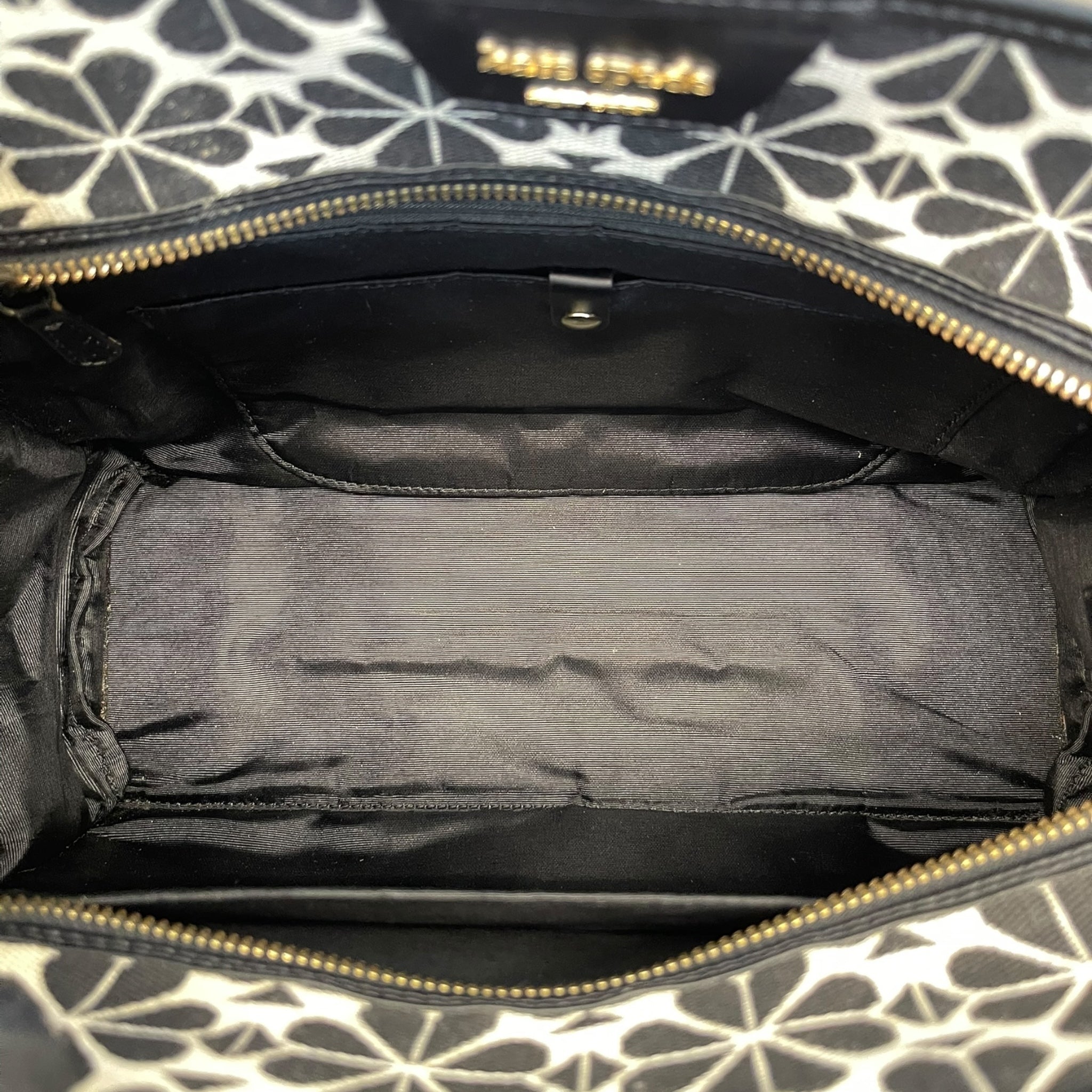 Kate Spade Flower Jacquard Stripe Market Medium Tote bag