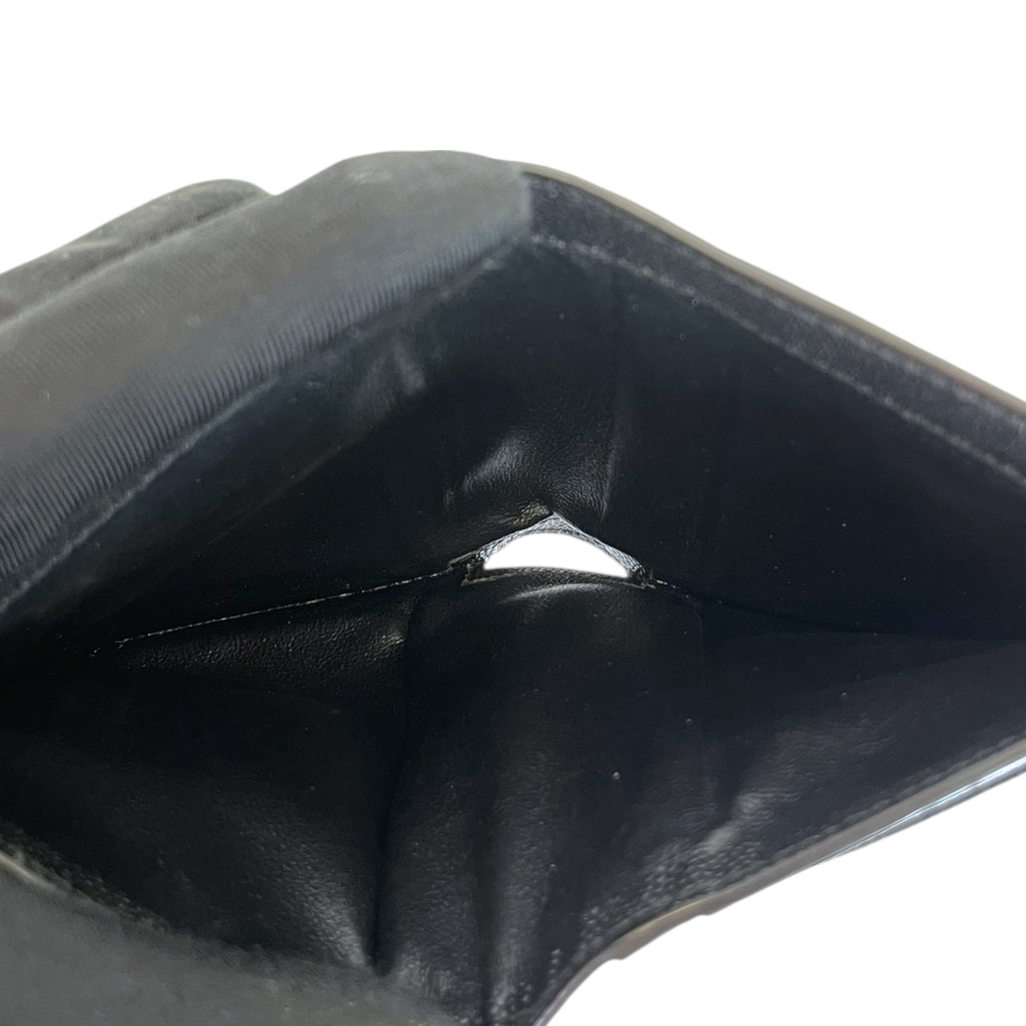 Saint Laurent Uptown Bi-fold Wallet Black Grain De Poudre Leather