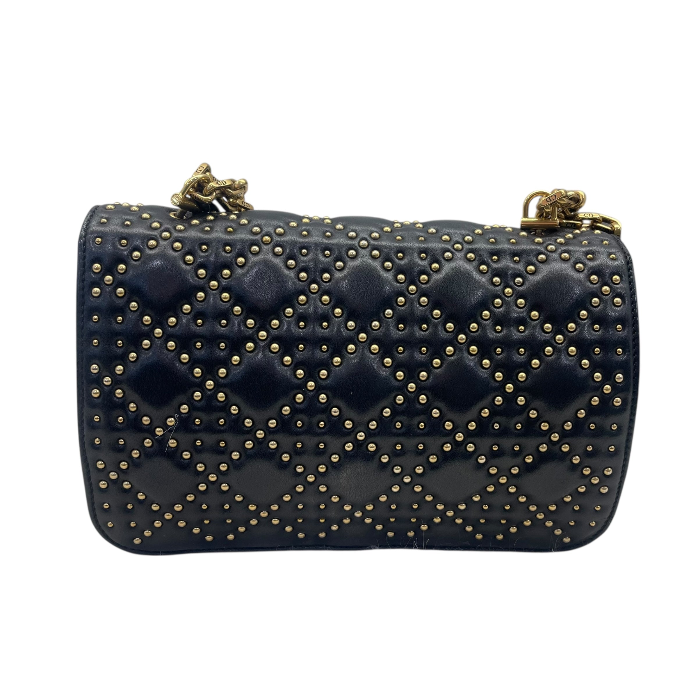 Dior Black Leather Dioraddict Flap Shoulder Bag