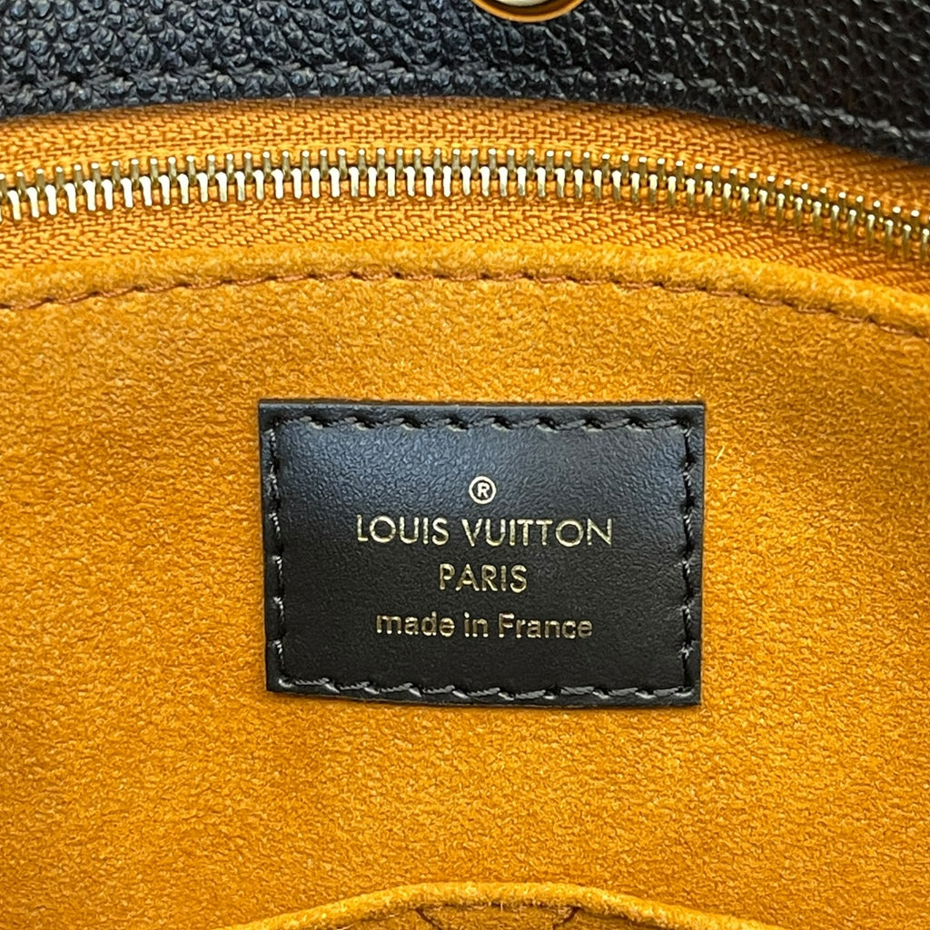 Louis Vuitton Black Monogram Empreinte Leather OnTheGo GM Tote Bag