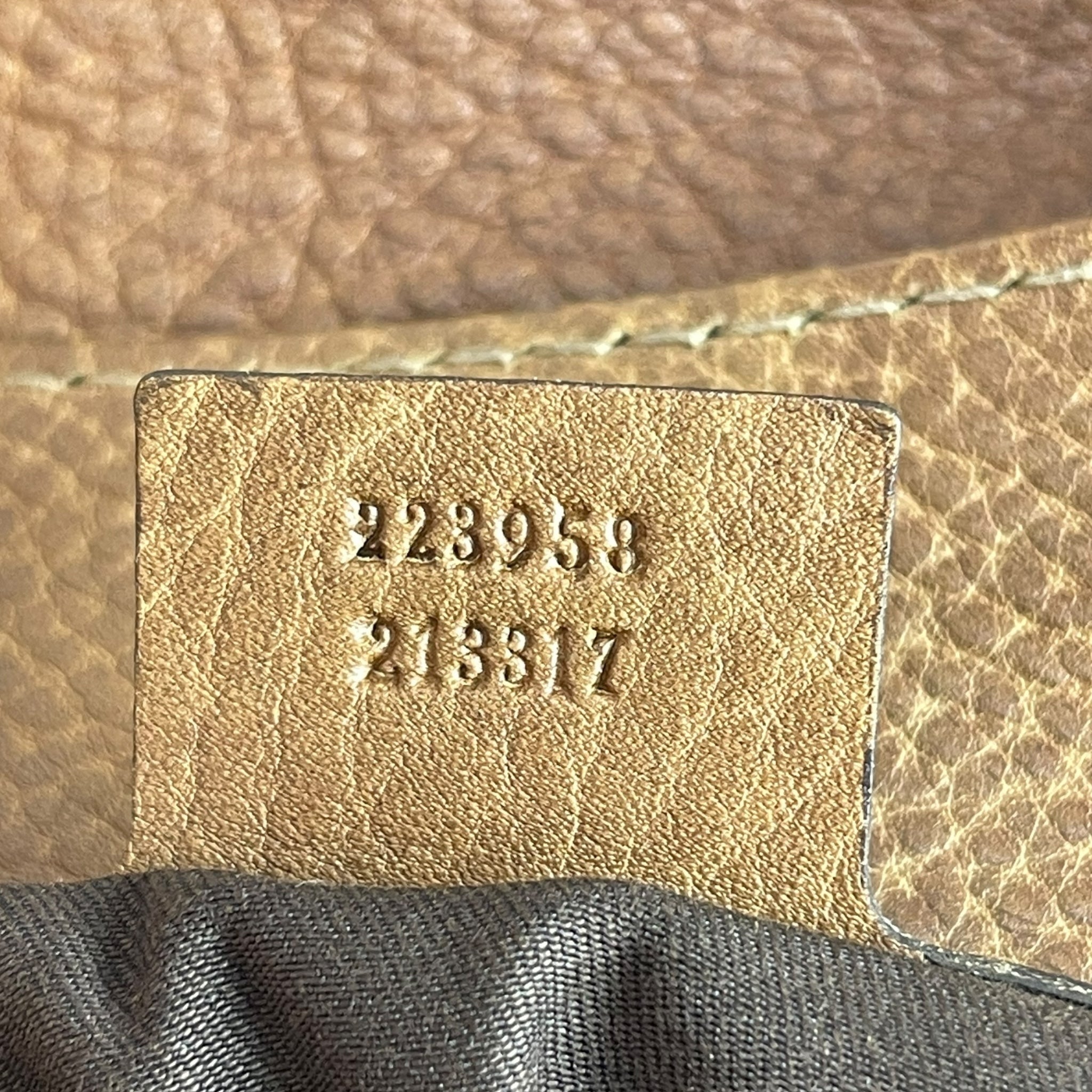 Gucci Pelham Horsebit Large Shoulder Bag Light Brown Leather