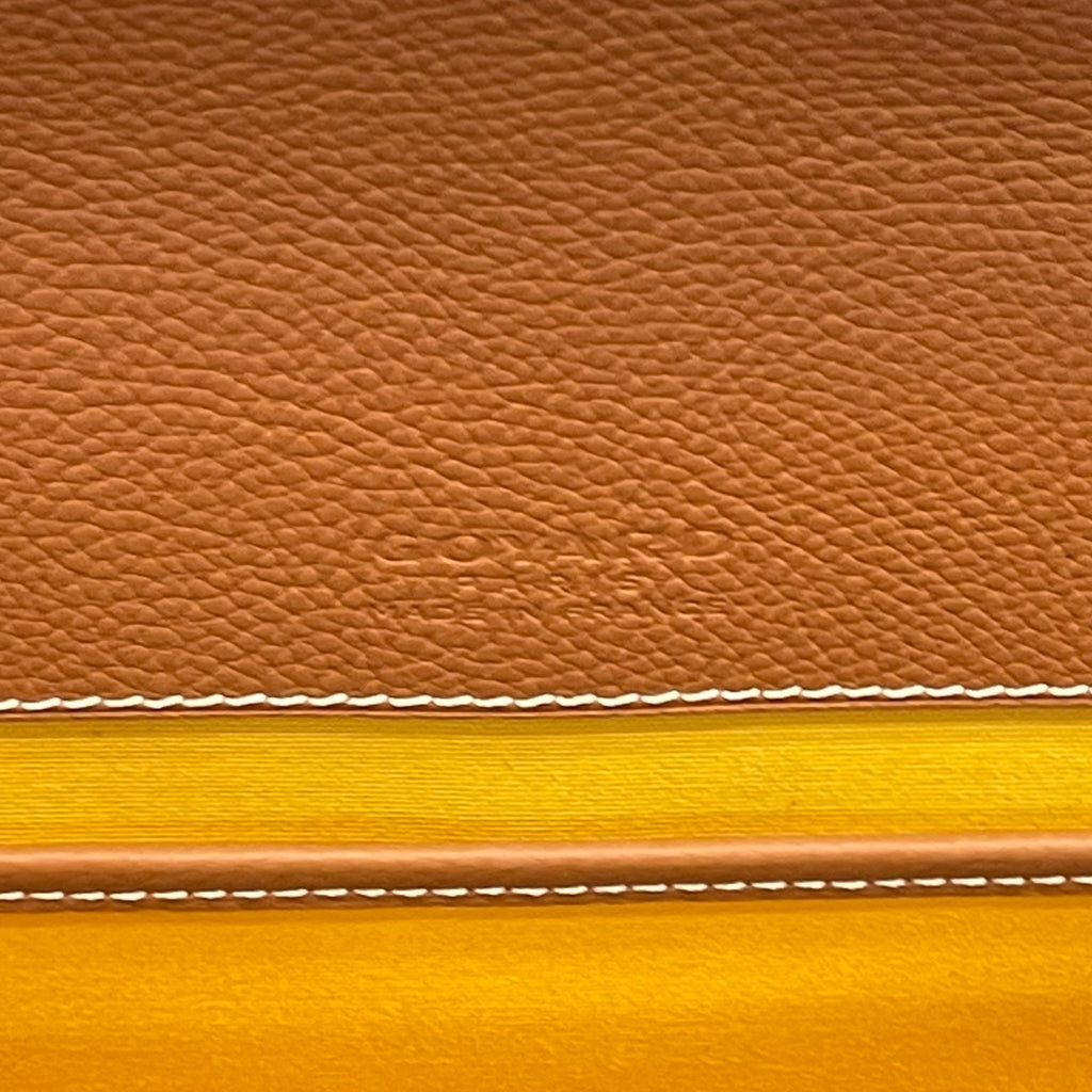 Goyard Belvedere Black/Tan Canvas PM Bag
