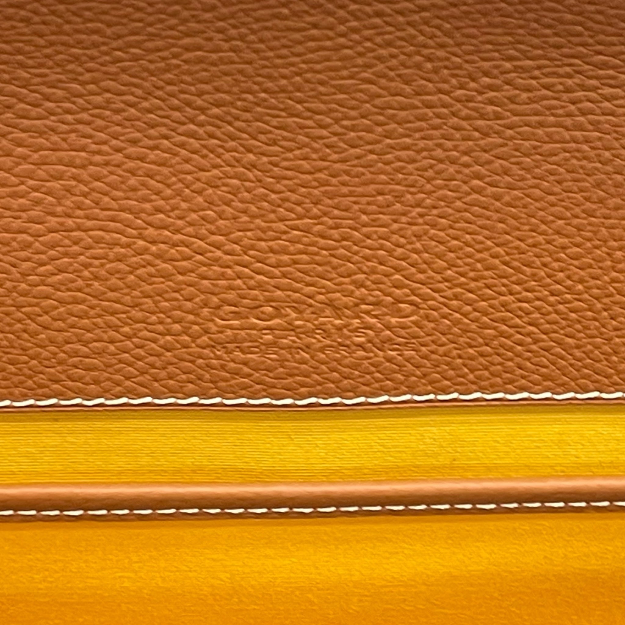 Goyard Belvedere Black/Tan Canvas PM Bag