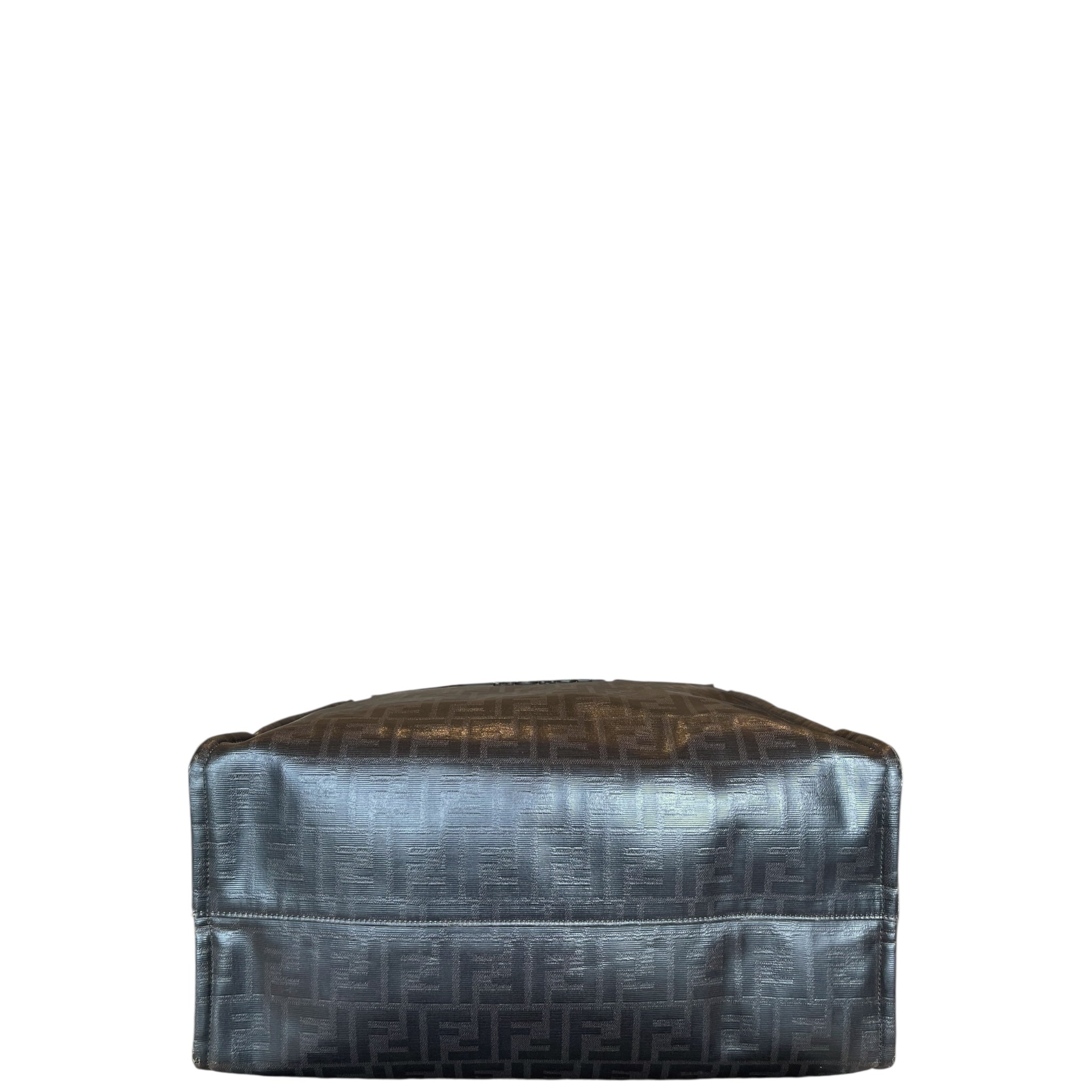 Fendi Zucca Coated Canvas Mania Shopping Tote