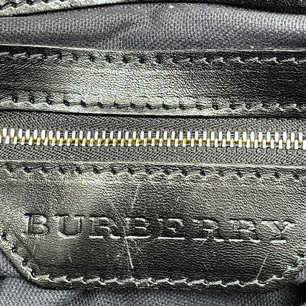 Burberry Medium Bridle Lynher Tote House Check/Leather