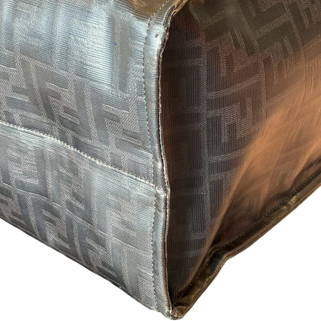 Fendi Zucca Coated Canvas Mania Shopping Tote