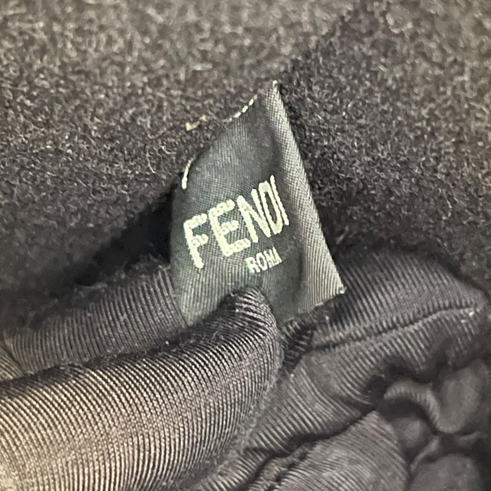 Fendi Zucca Coated Canvas Mania Shopping Tote