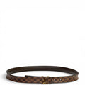 Louis Vuitton Iconic Reversible Belt Black Damier Ebene