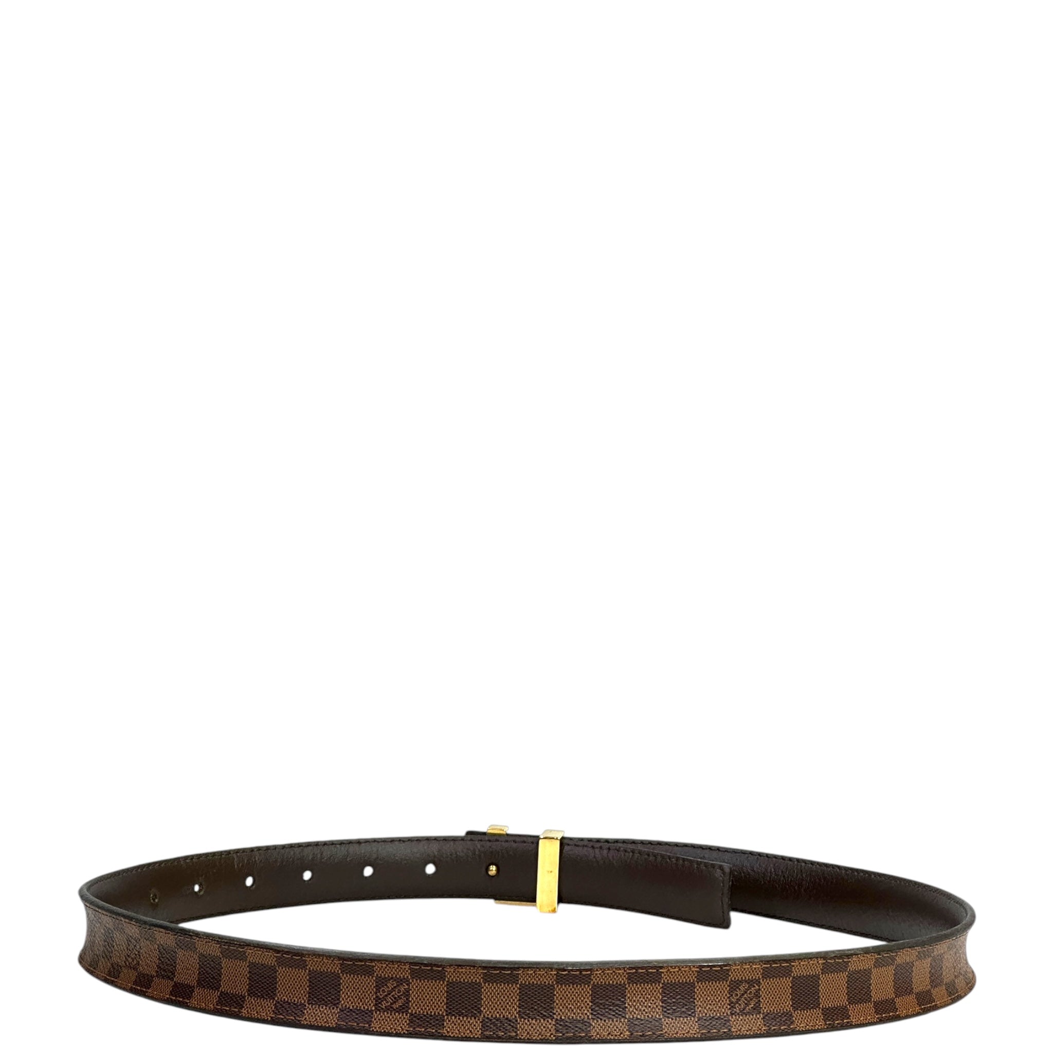 Louis Vuitton Iconic Reversible Belt Black Damier Ebene