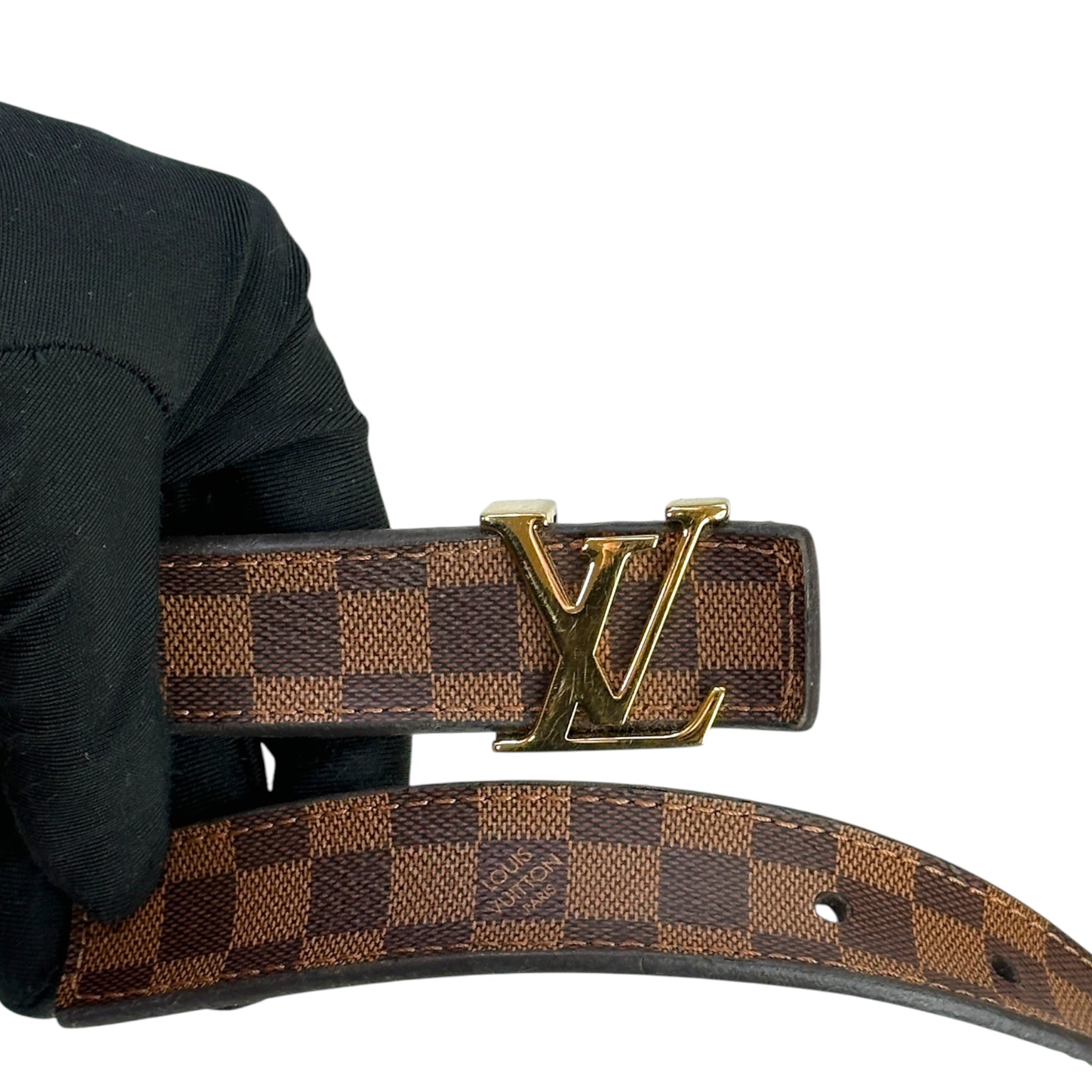 Louis Vuitton Iconic Reversible Belt Black Damier Ebene