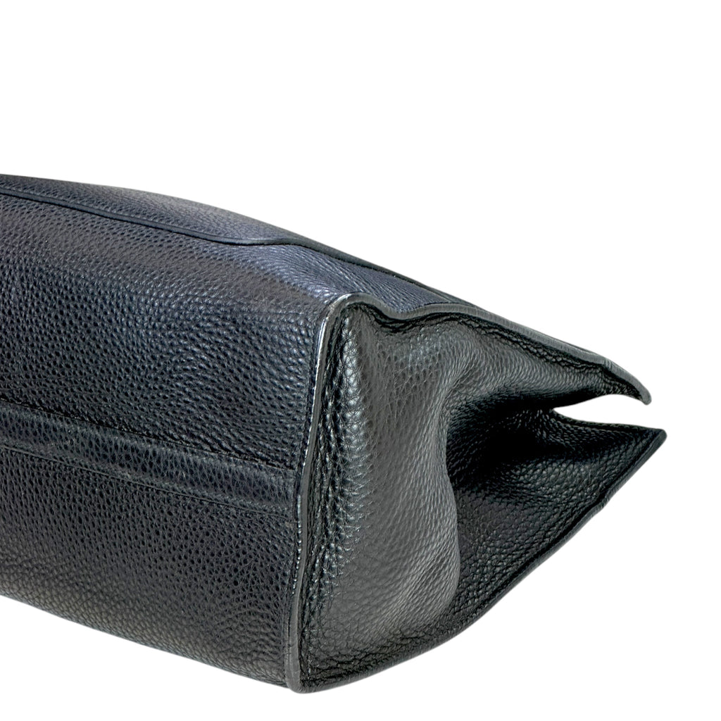 Prada Vitello Daino Leather Chain Shopper Tote