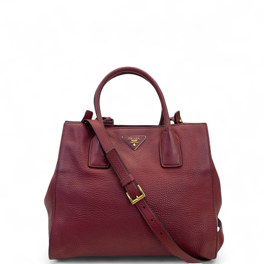 Prada Vitello Daino Leather Tote Bag