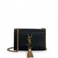Saint Laurent Kate Tassel Bag Small Black Leather