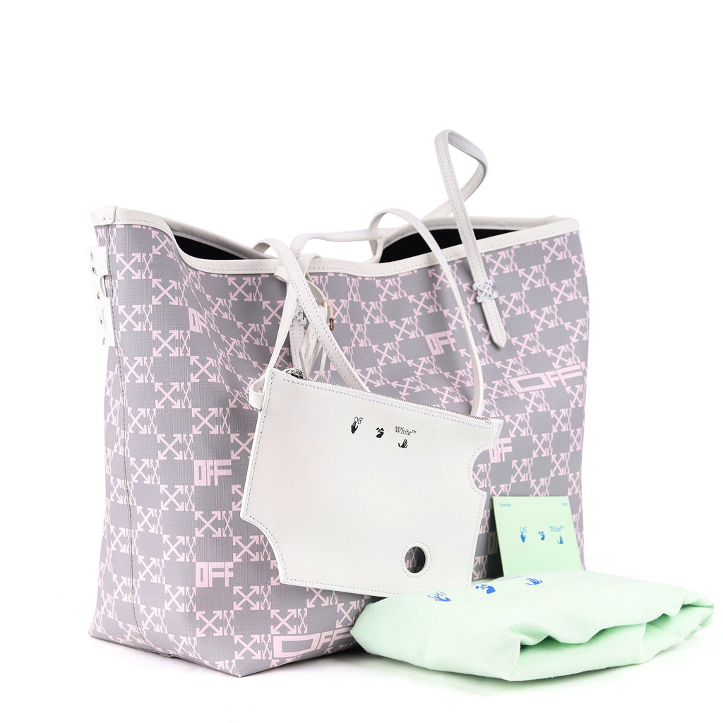 Grey Day Off Monogram Tote Bag