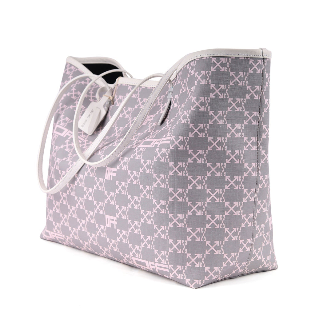 Grey Day Off Monogram Tote Bag