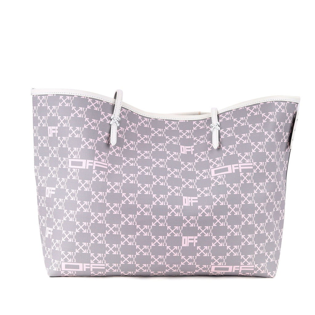 Grey Day Off Monogram Tote Bag