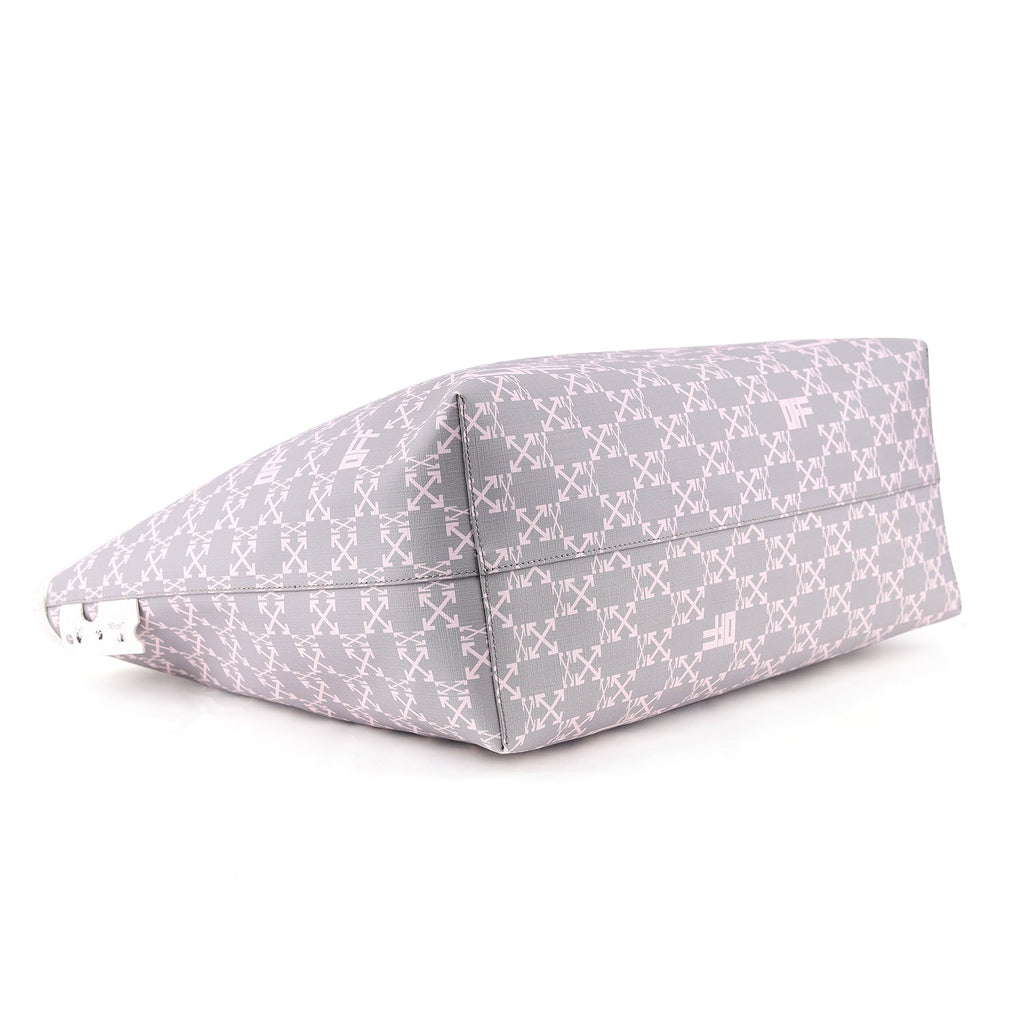 Grey Day Off Monogram Tote Bag