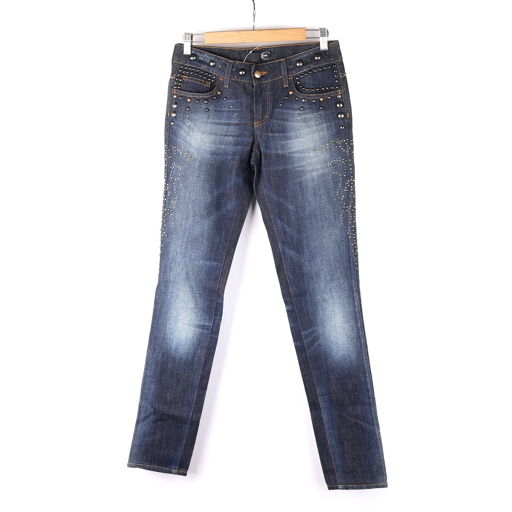 Indigo Blue Denim Tapered Jeans