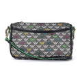Emporio Armani Grey Multi-color Monogram Crossbody