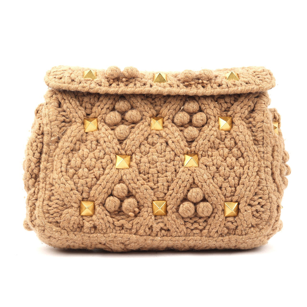 Garavani Knitted Roman Stud Bag