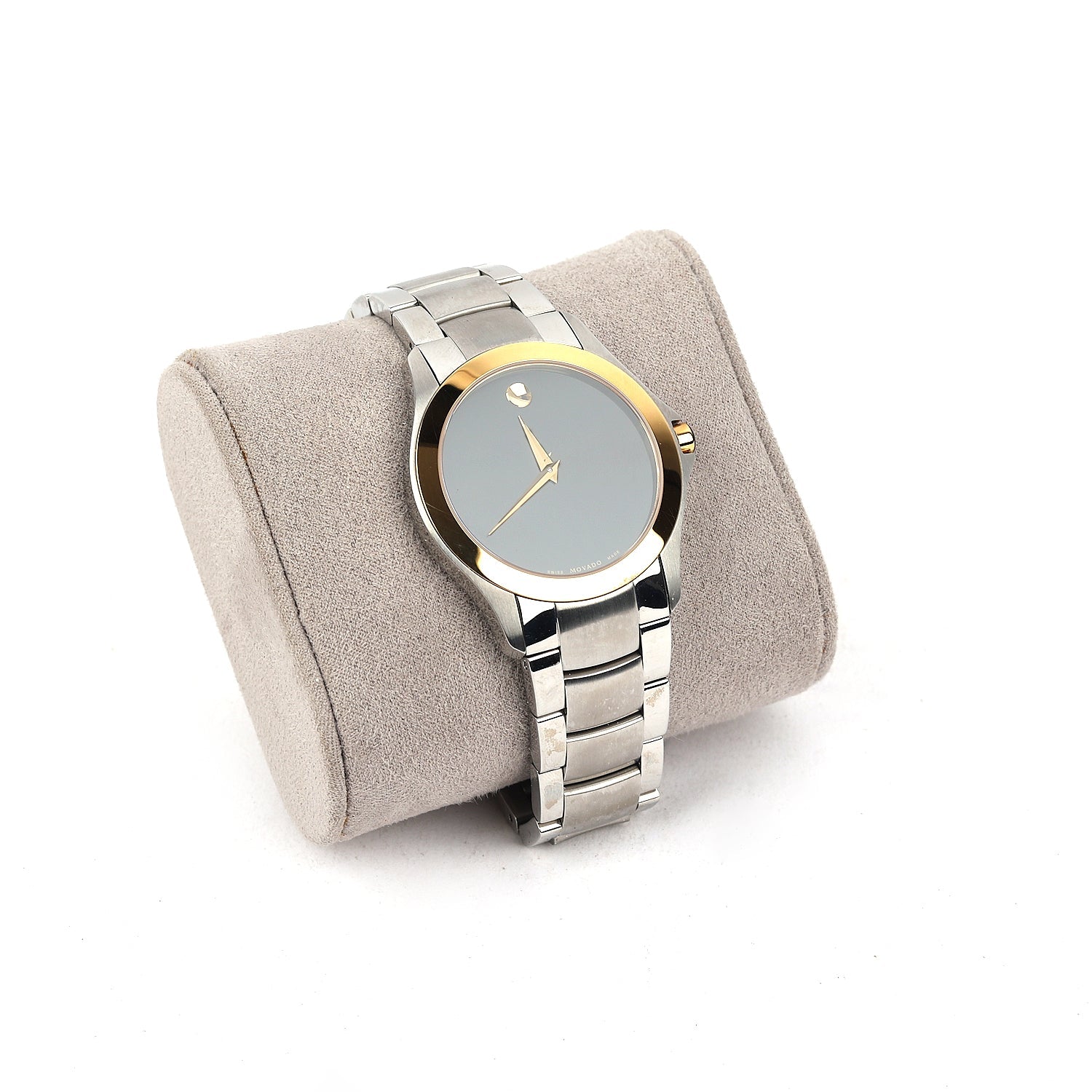Movado Men's Two-Tone Bezel Watch