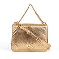Michael Kors Python Skin Flap Crossbody Bag